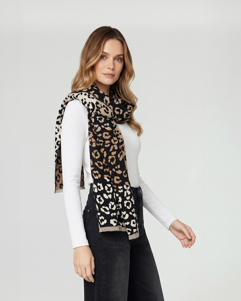 ECHARPE MUJER LORETO NEGRO LINEATRE - 1