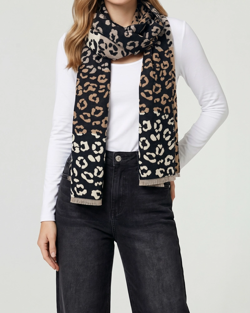ECHARPE MUJER LORETO NEGRO LINEATRE - 2