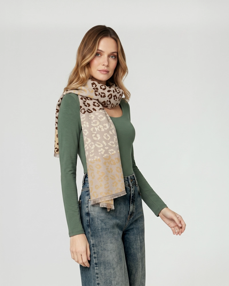 ECHARPE MUJER LORETO BEIGE LINEATRE - 1