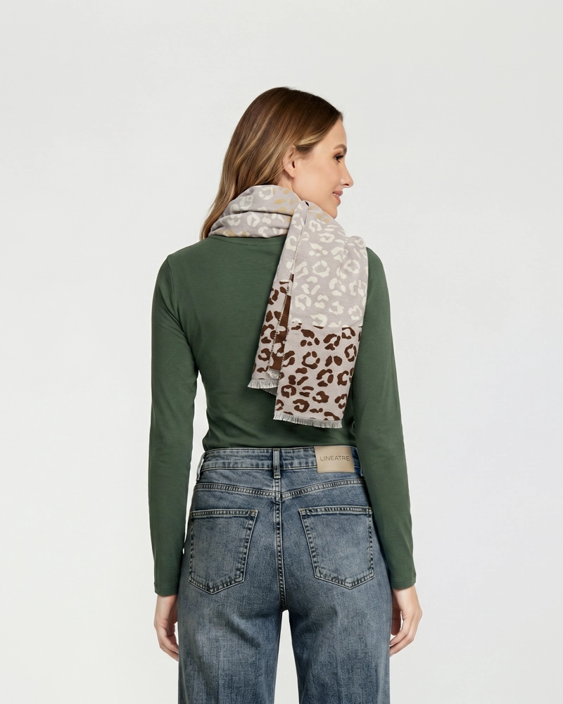ECHARPE MUJER LORETO BEIGE LINEATRE - 3