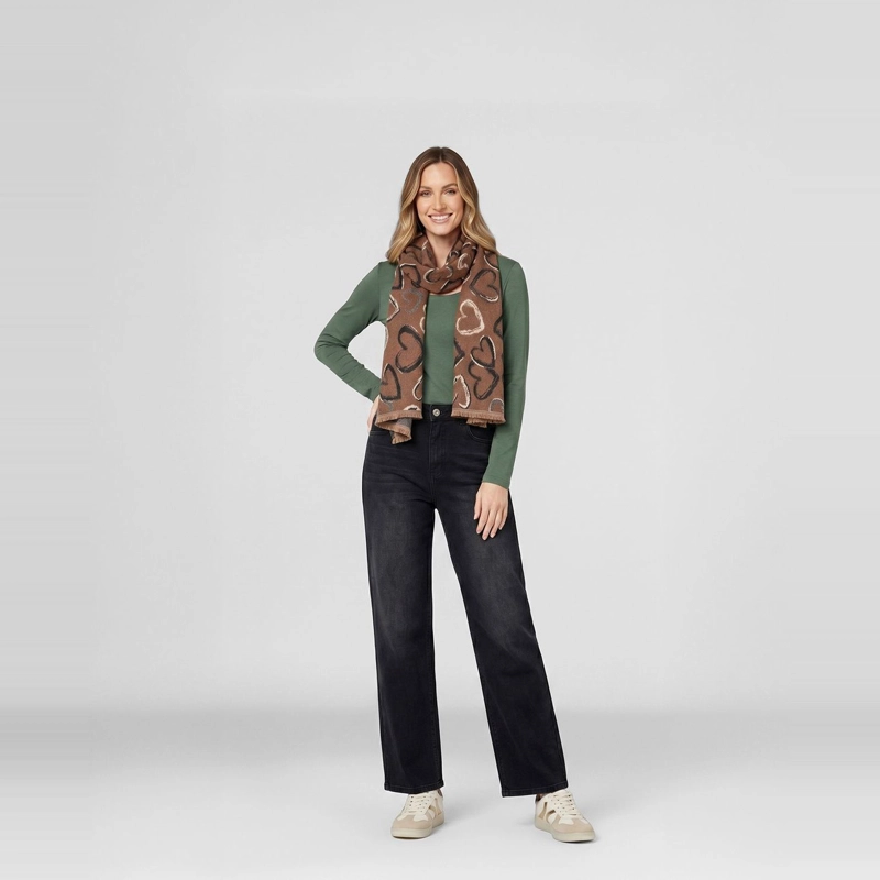 ECHARPE MUJER JOSEFINA CAMEL LINEATRE - 3