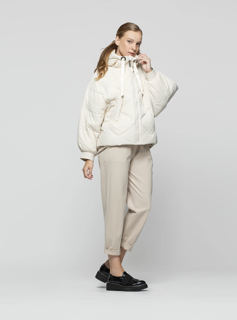 PARKA MUJER ELAIA BLANCO LINEATRE - 1