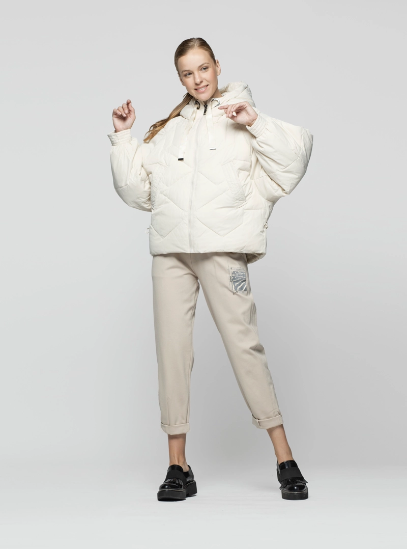 PARKA MUJER ELAIA BLANCO LINEATRE - 3