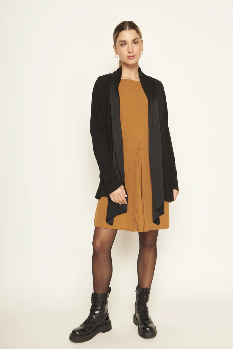 CARDIGAN VITA NEGRO - 1