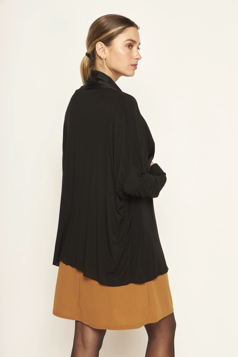 CARDIGAN VITA NEGRO - 4