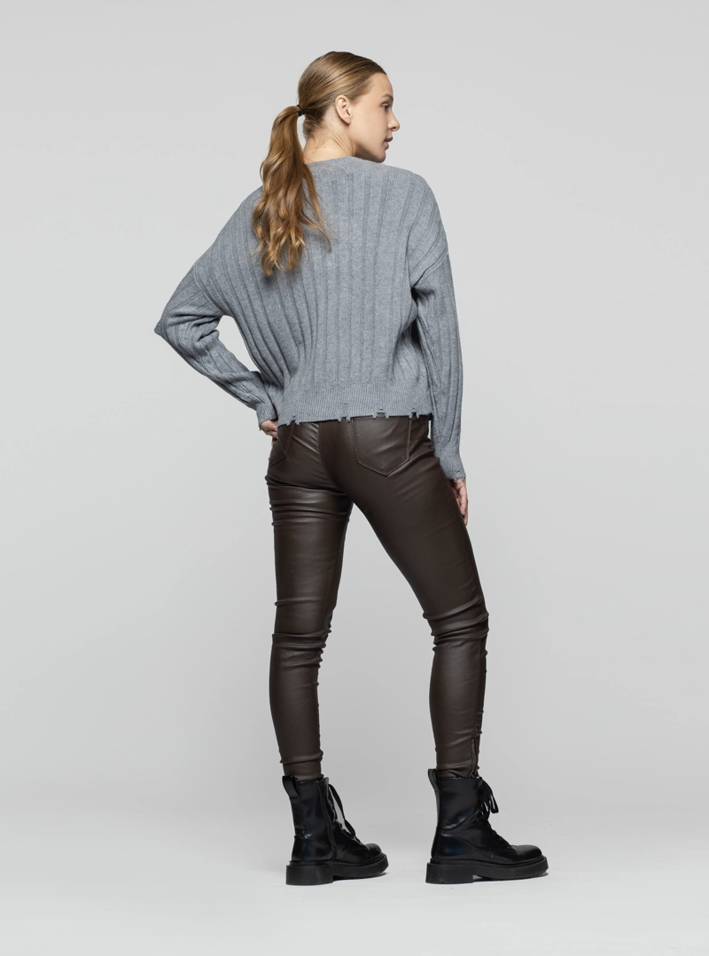 SWEATER MUJER TABEA GRIS LINEATRE - 2