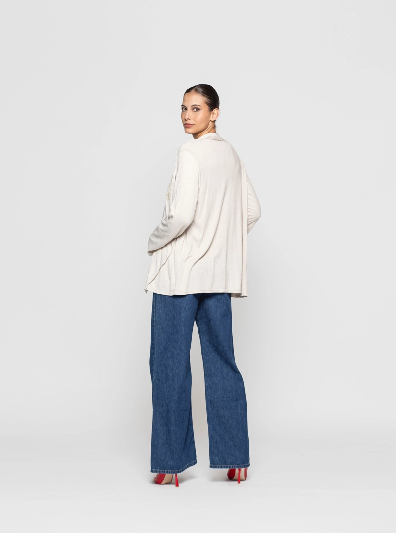 TAPADO MUJER LIVIA BEIGE  LINEATRE - 3