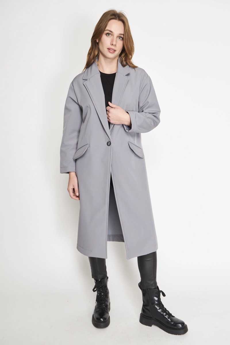 ABRIGO BINA GRIS - 1