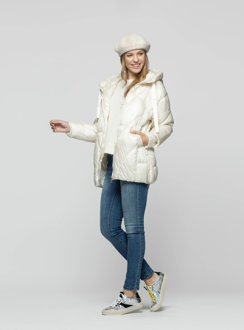 PARKA MUJER TELIA BLANCO LINEATRE - 1