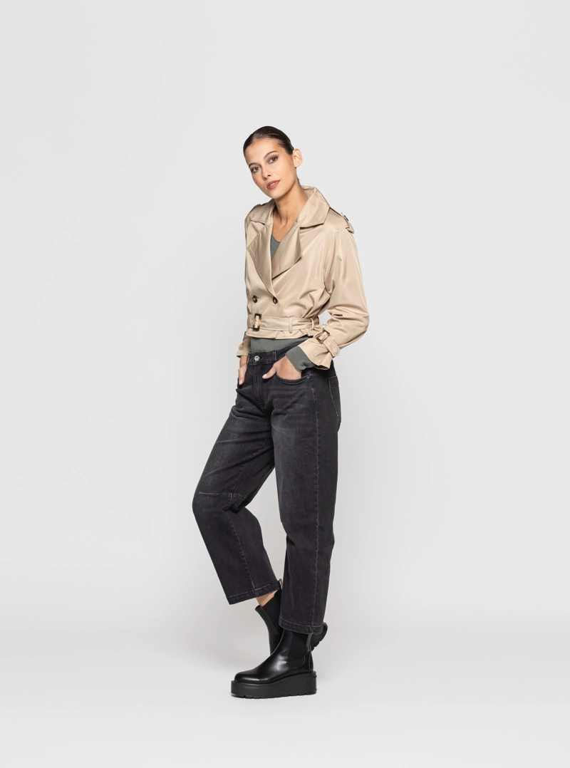 CHAQUETA MUJER VEYRA BEIGE LINEATRE - 3
