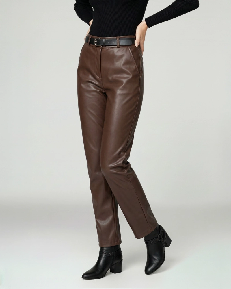 PANTALON MUJER DORA CAFE  LINEATRE - 1