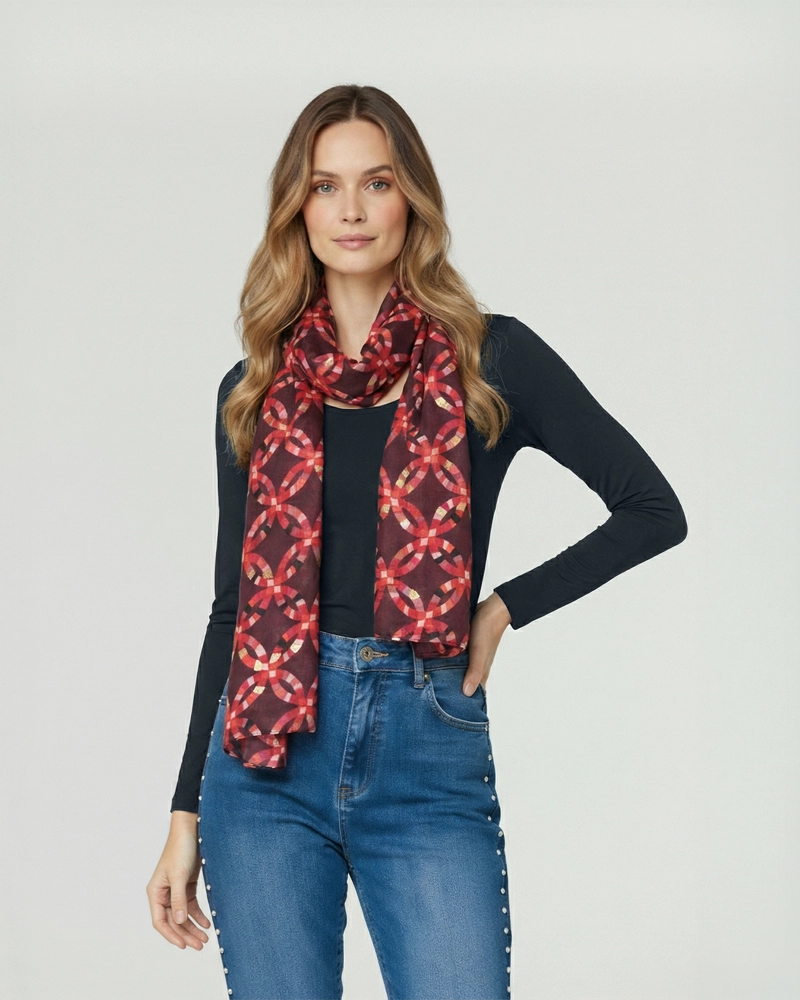 ECHARPE MUJER PAMELA BURDEO LINEATRE - 1