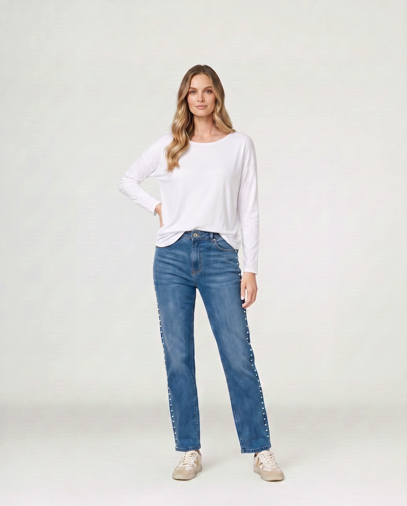 POLERA MUJER ORTENSIA BLANCO LINEATRE - 4