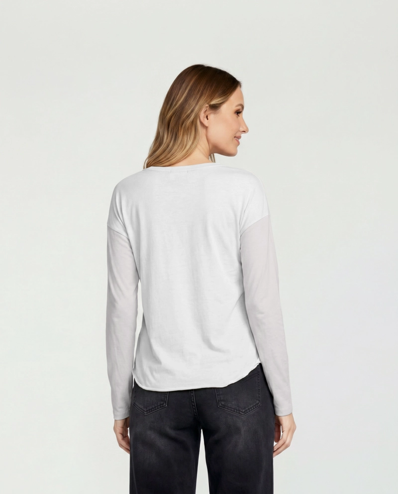 POLERA MUJER LUNA BEIGE LINEATRE - 4