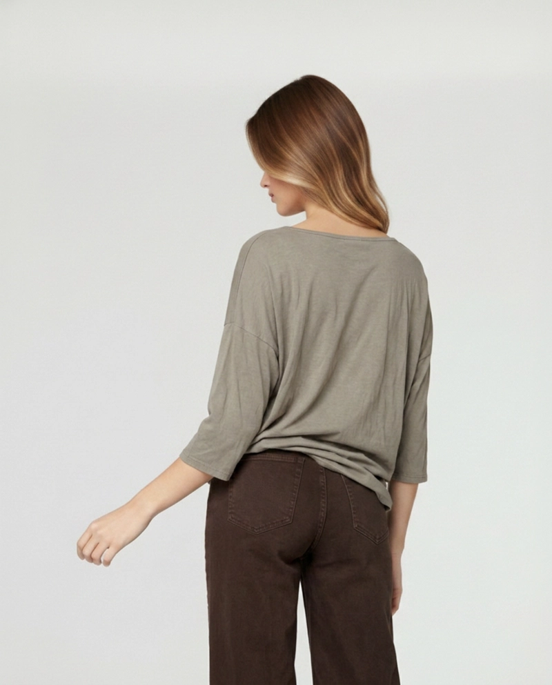 POLERA MUJER SVEVA FANGO LINEATRE - 2