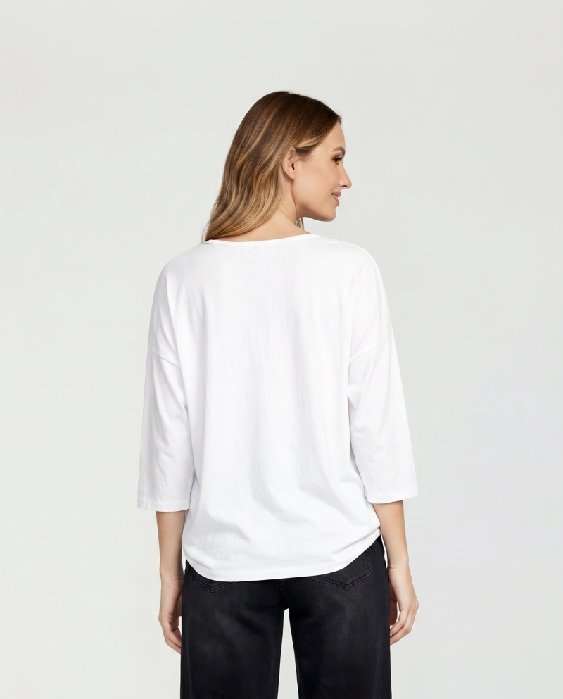 POLERA MUJER FIORELLA BLANCO LINEATRE - 2