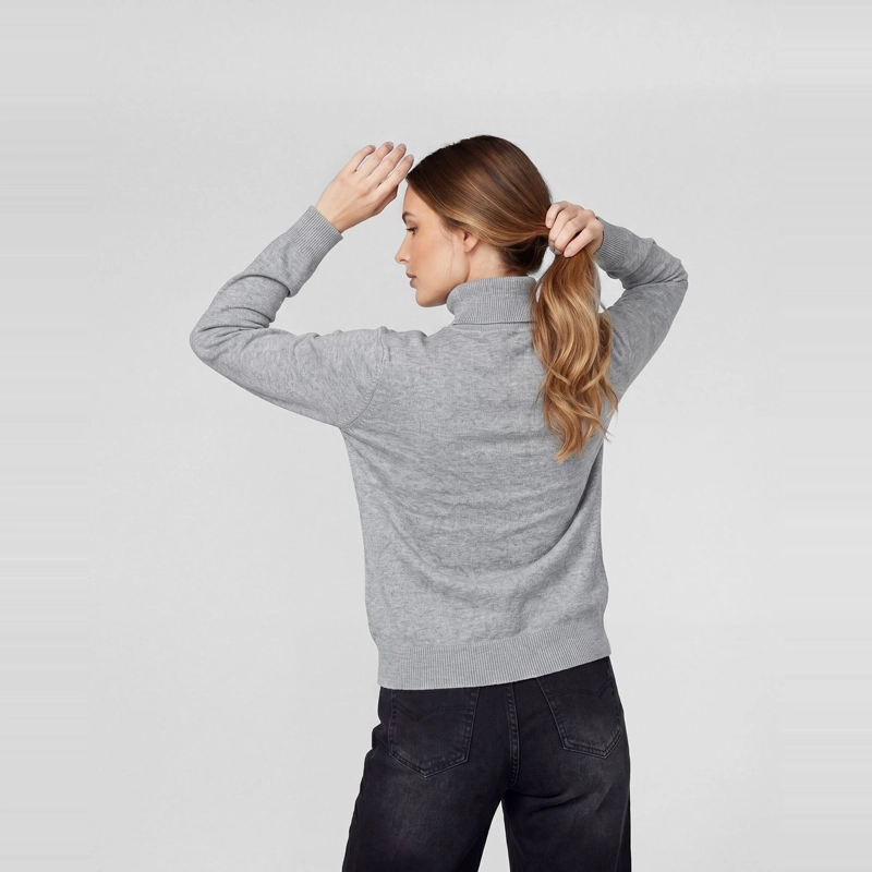 SWEATER MUJER EMILIA GRIS LINEATRE - 2