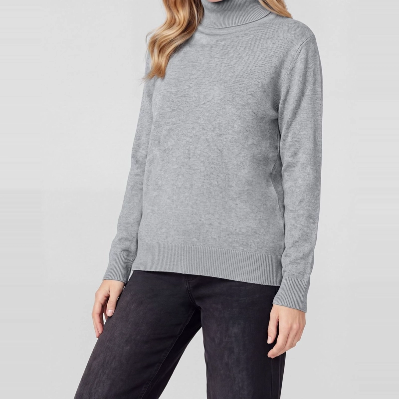 SWEATER MUJER EMILIA GRIS LINEATRE - 3