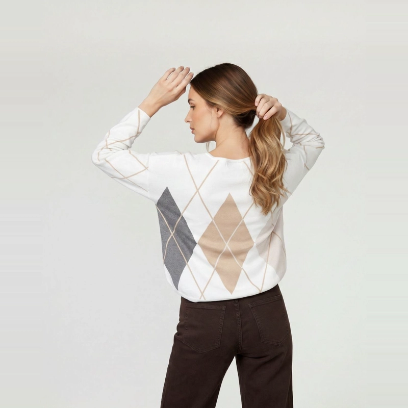 SWEATER MUJER LIVIA GRIS LINEATRE - 2