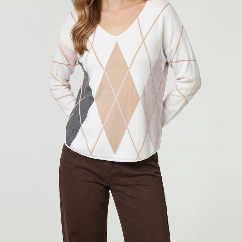 SWEATER MUJER LIVIA GRIS LINEATRE - 3