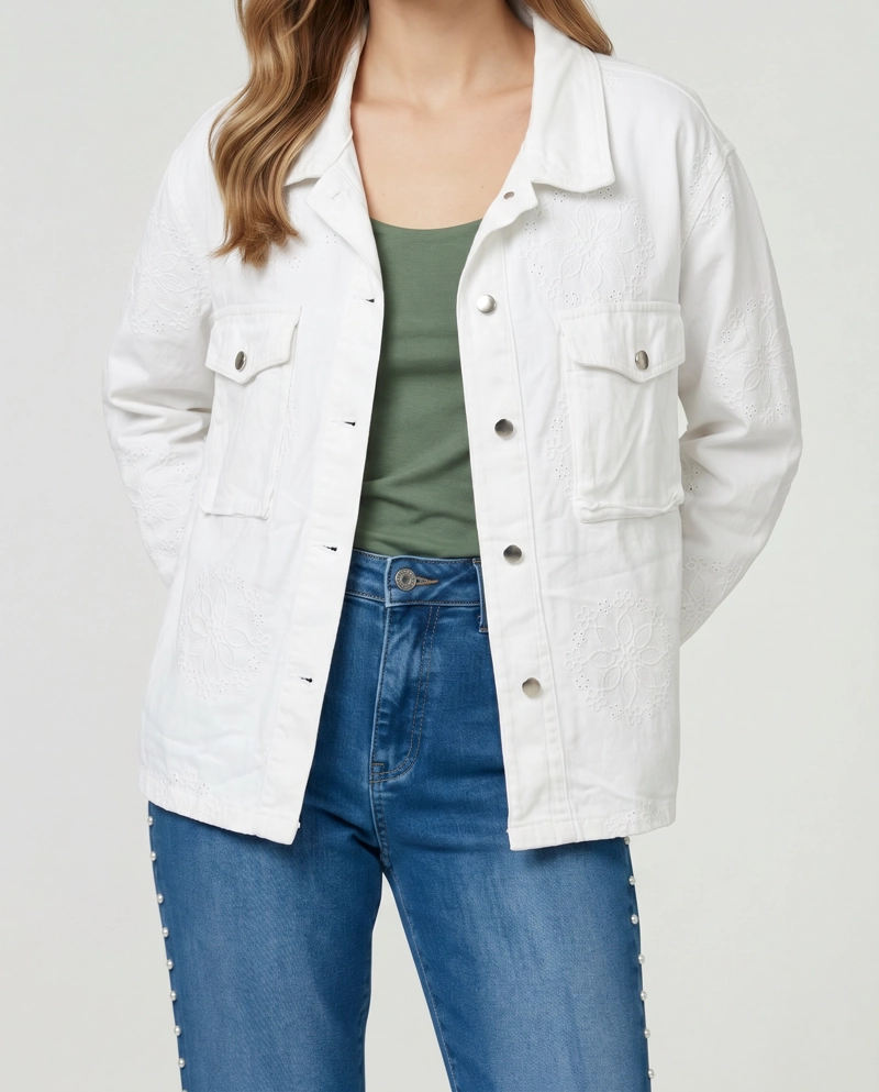 CHAQUETA MUJER BIANCA BLANCO LINEATRE - 1