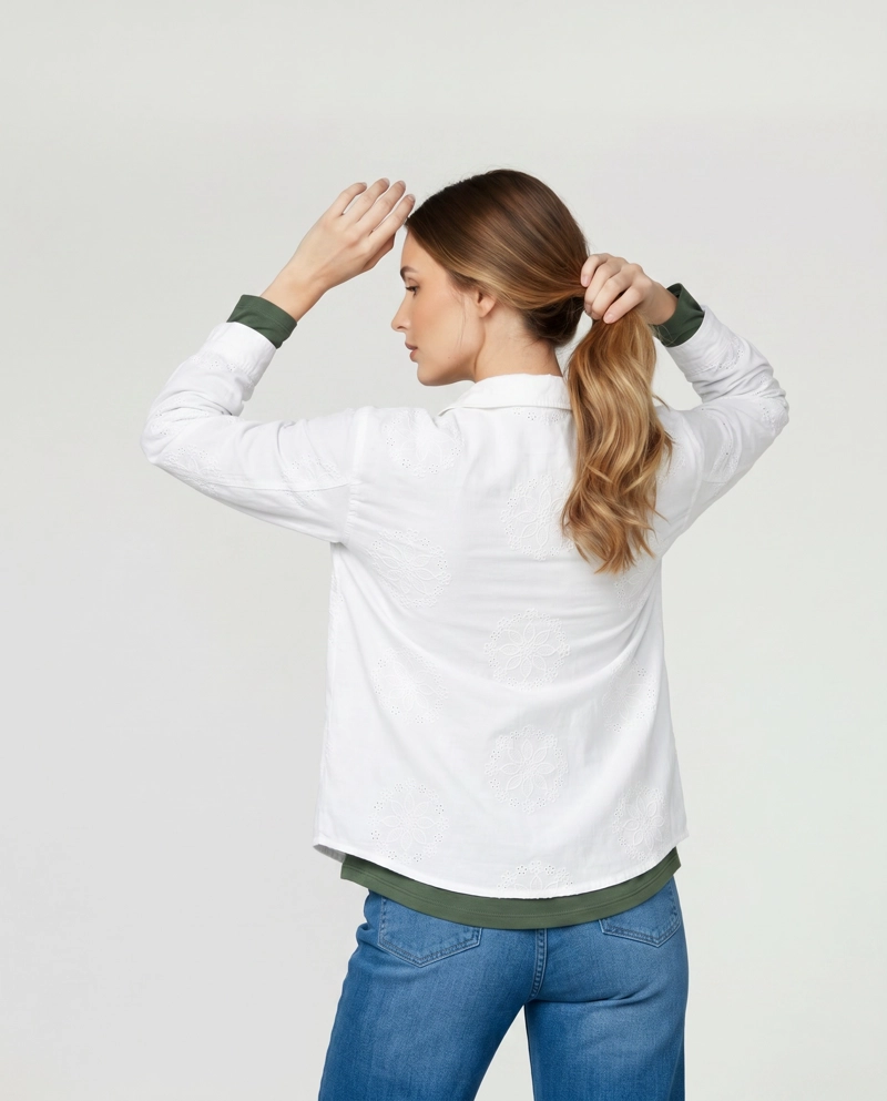 CHAQUETA MUJER BIANCA BLANCO LINEATRE - 2