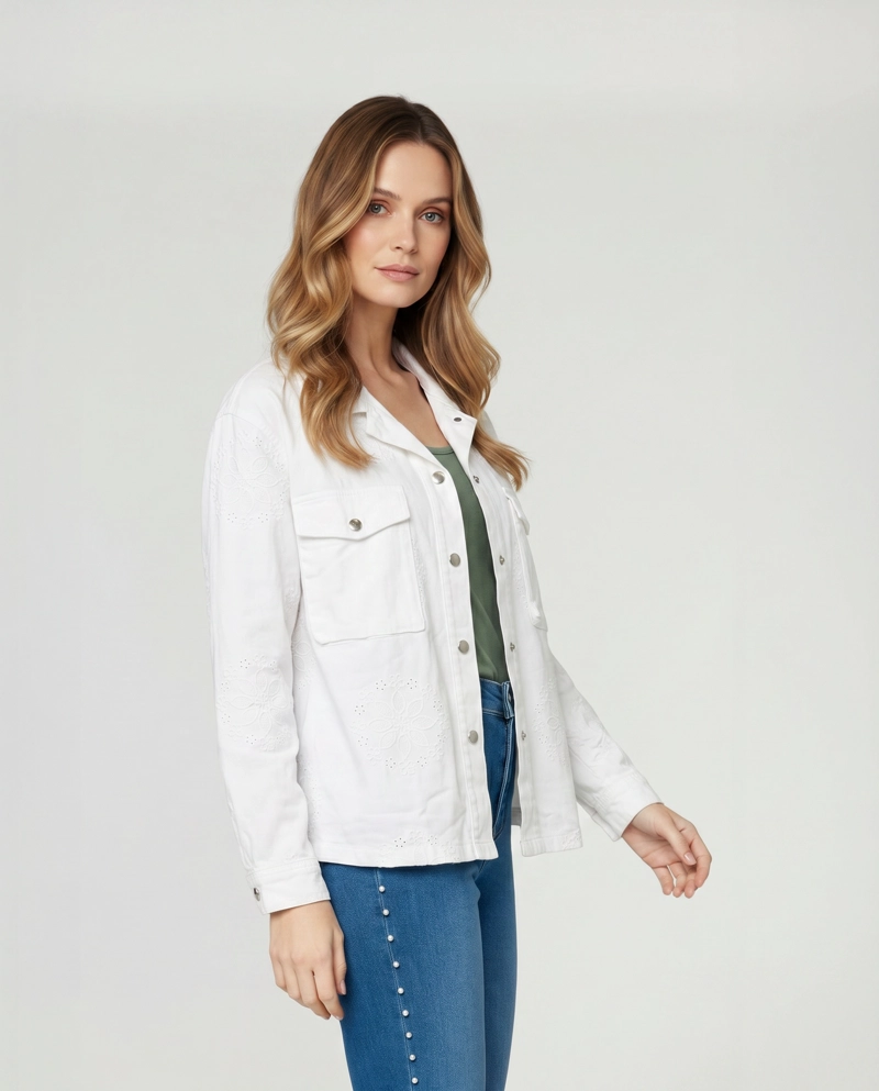 CHAQUETA MUJER BIANCA BLANCO LINEATRE - 3