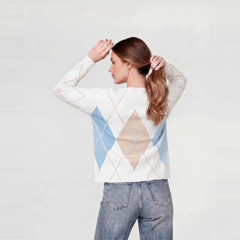 SWEATER MUJER ORIANA VERDE LINEATRE - 2