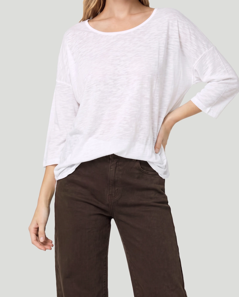 POLERA MUJER NOEMI BLANCO LINEATRE - 3