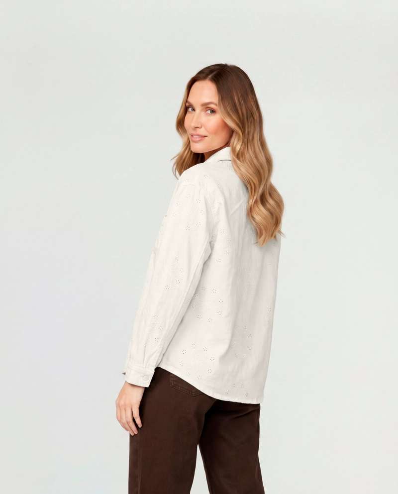 CHAQUETA MUJER CELESTE BEIGE LINEATRE - 2