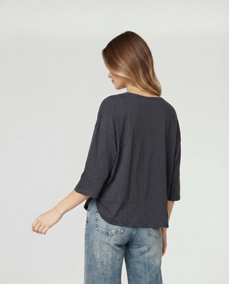 POLERA MUJER OTTAVIA NEGRO LINEATRE - 2
