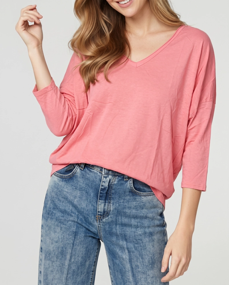 POLERA MUJER ADRIANA CORAL LINEATRE - 2