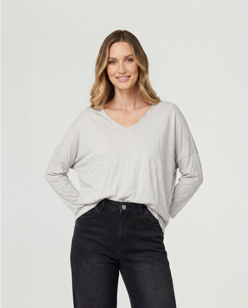 POLERA MUJER LAVINIA BEIGE LINEATRE - 1