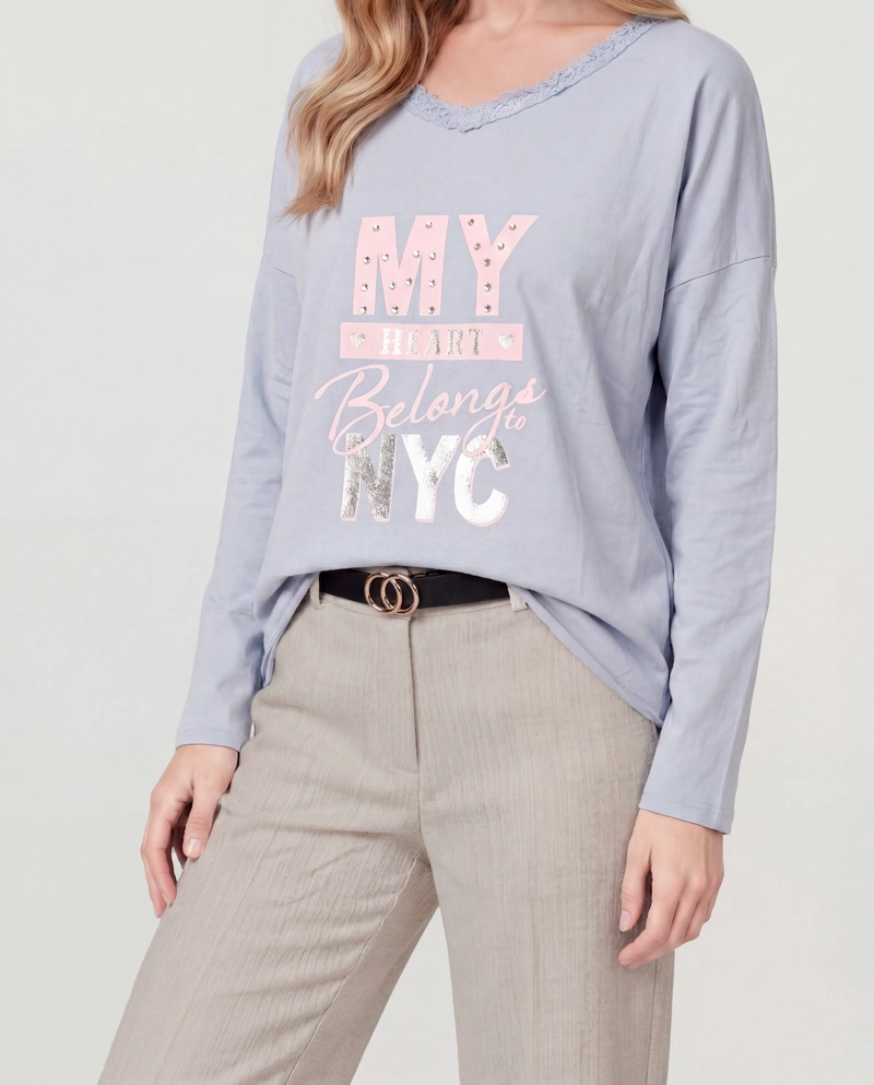POLERA MUJER MARGHERITA JEANS LINEATRE - 3