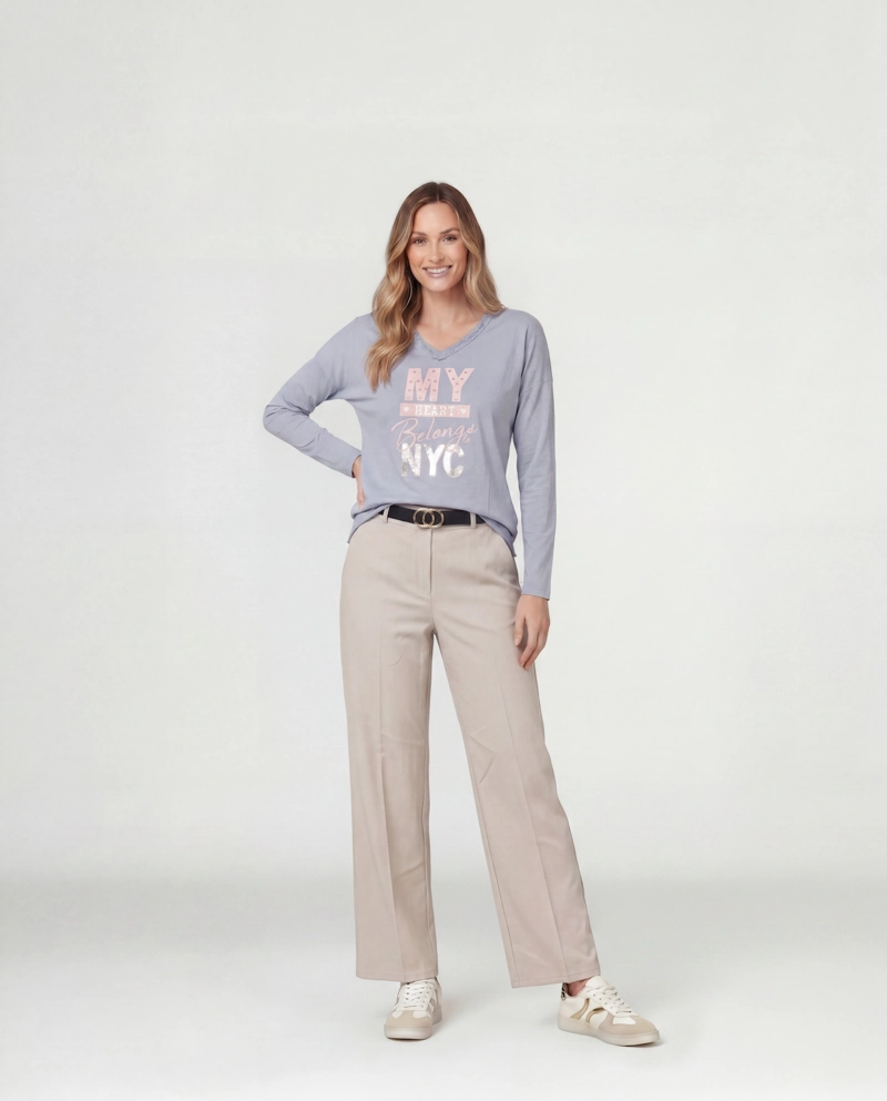 POLERA MUJER MARGHERITA JEANS LINEATRE - 4