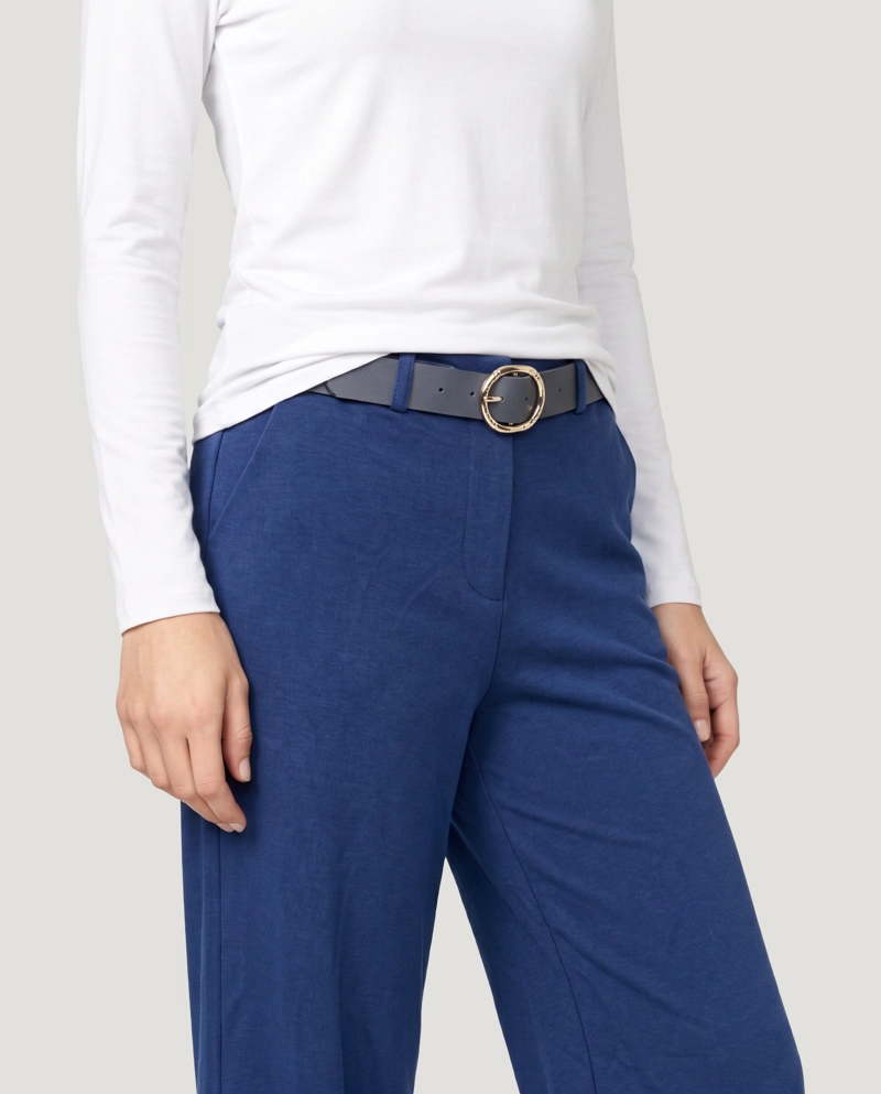 PANTALON MUJER CATERINA NAVY LINEATRE - 3
