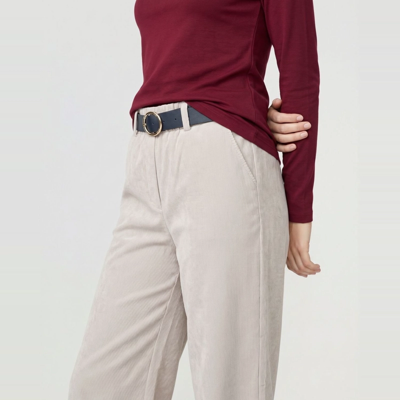 PANTALON MUJER MIRELLA CAMEL LINEATRE - 3