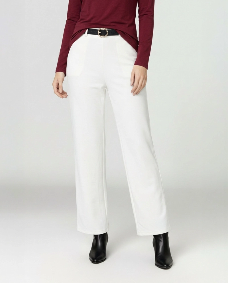 PANTALON MUJER RAFFAELLA BLANCO LINEATRE - 1
