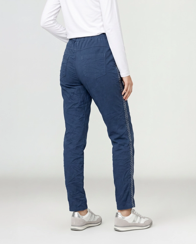 PANTALON MUJER ELISABETTA AZUL LINEATRE - 2