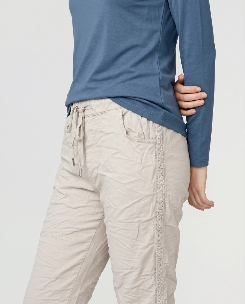 PANTALON MUJER GEMMA SABBIA LINEATRE - 3