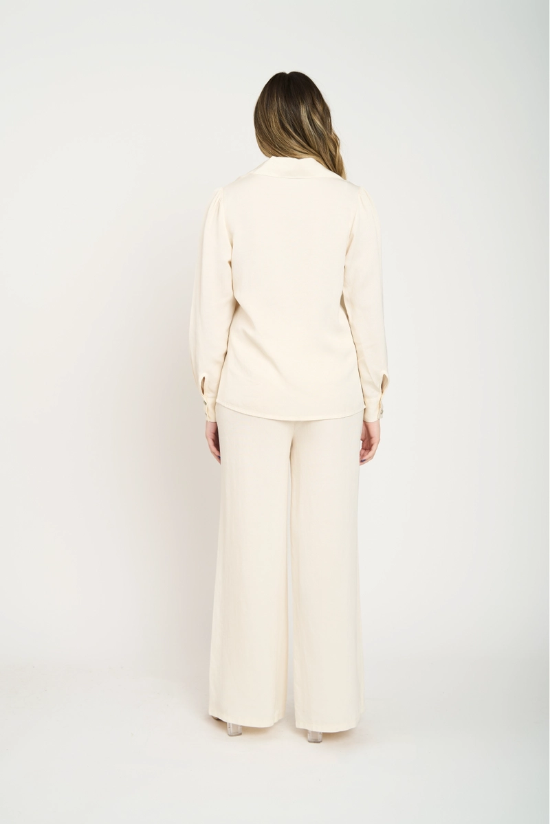 PANTALON MUJER RAFAELA CRUDO LINEATRE - 3