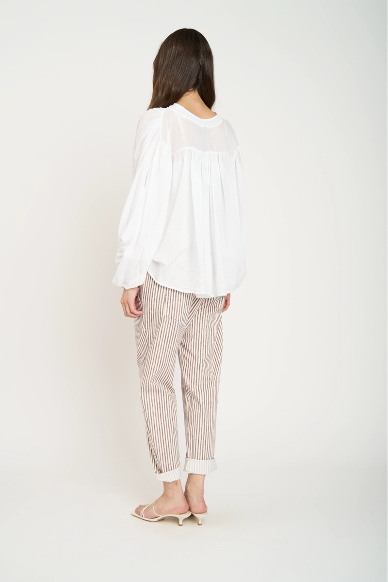 PANTALON MUJER GRAZIELLA CHOCOLATE LINEATRE - 3