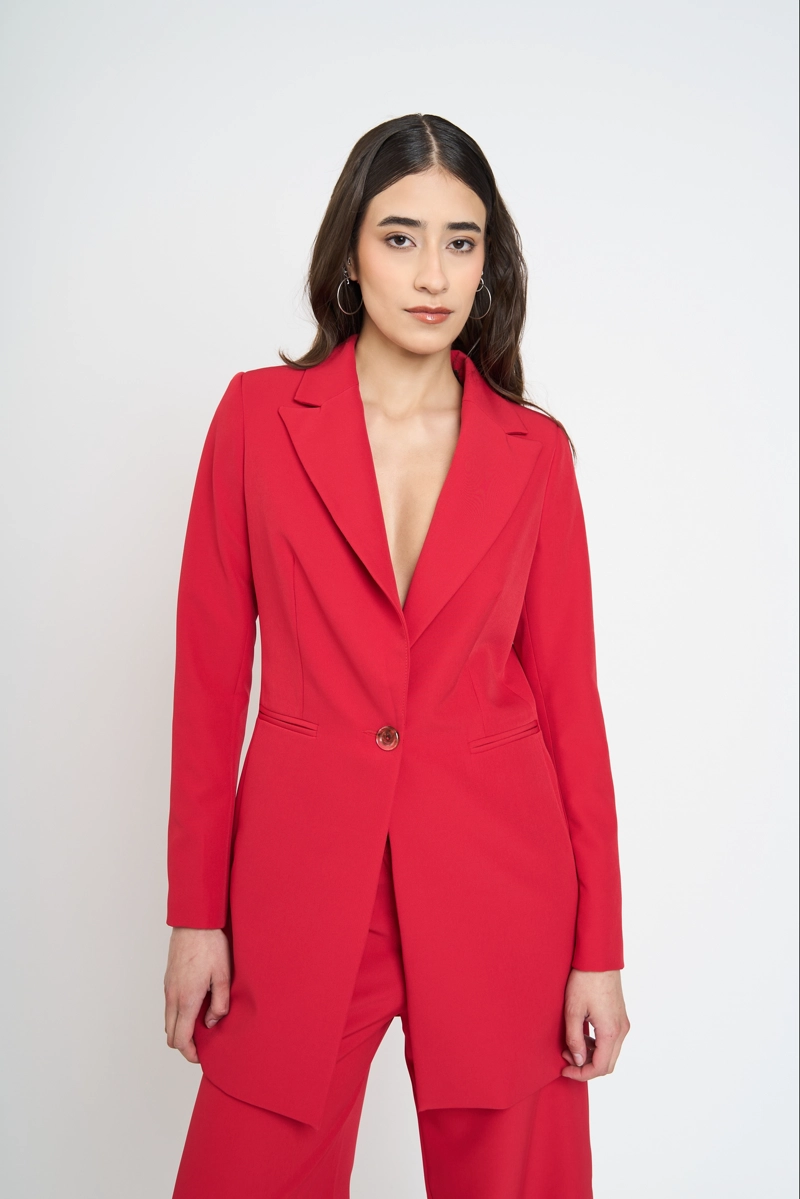 CHAQUETA MUJER EMMA ROJO LINEATRE - 1