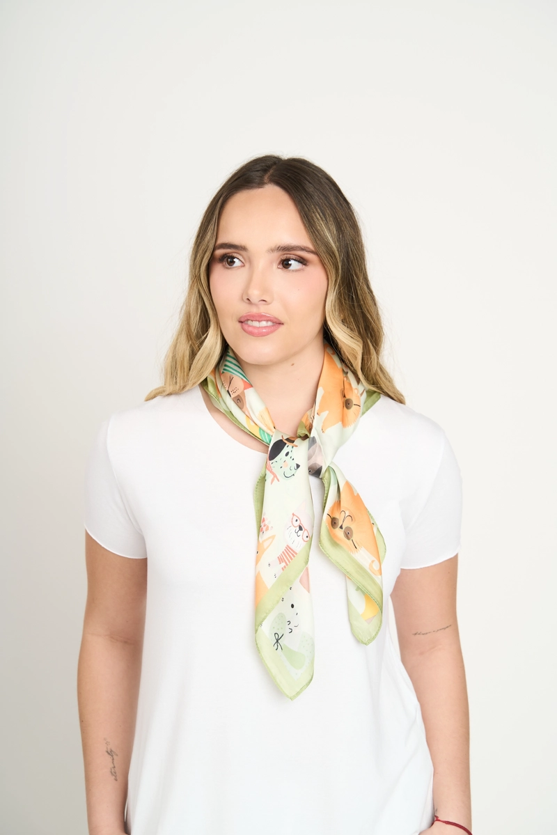 PAÑUELO MUJER IGNACIA OLIVA LINEATRE - 1