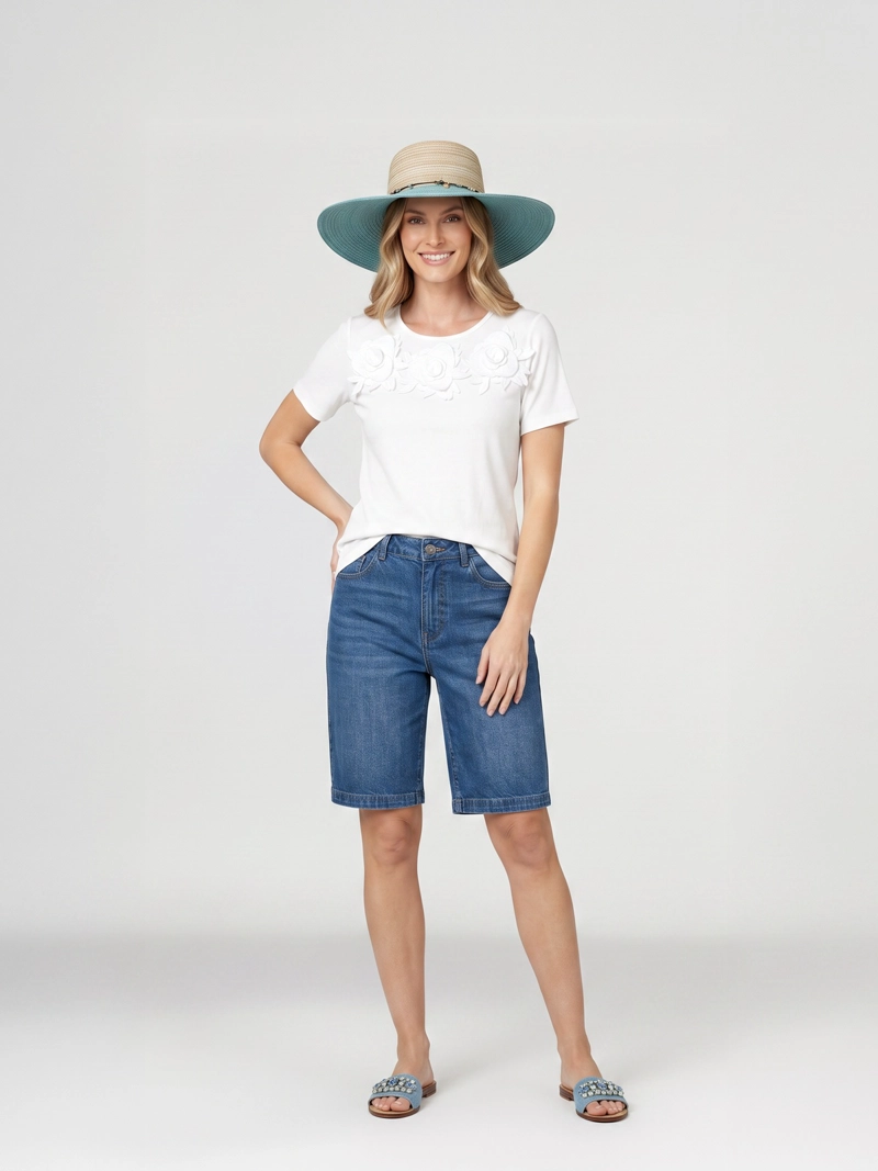 SOMBRERO MUJER GINA TURQUESA LINEATRE - 1