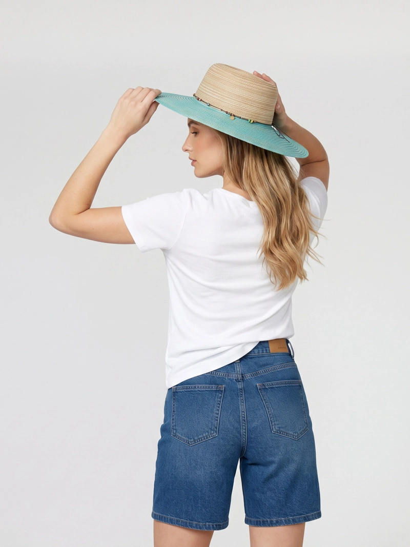 SOMBRERO MUJER GINA TURQUESA LINEATRE - 3