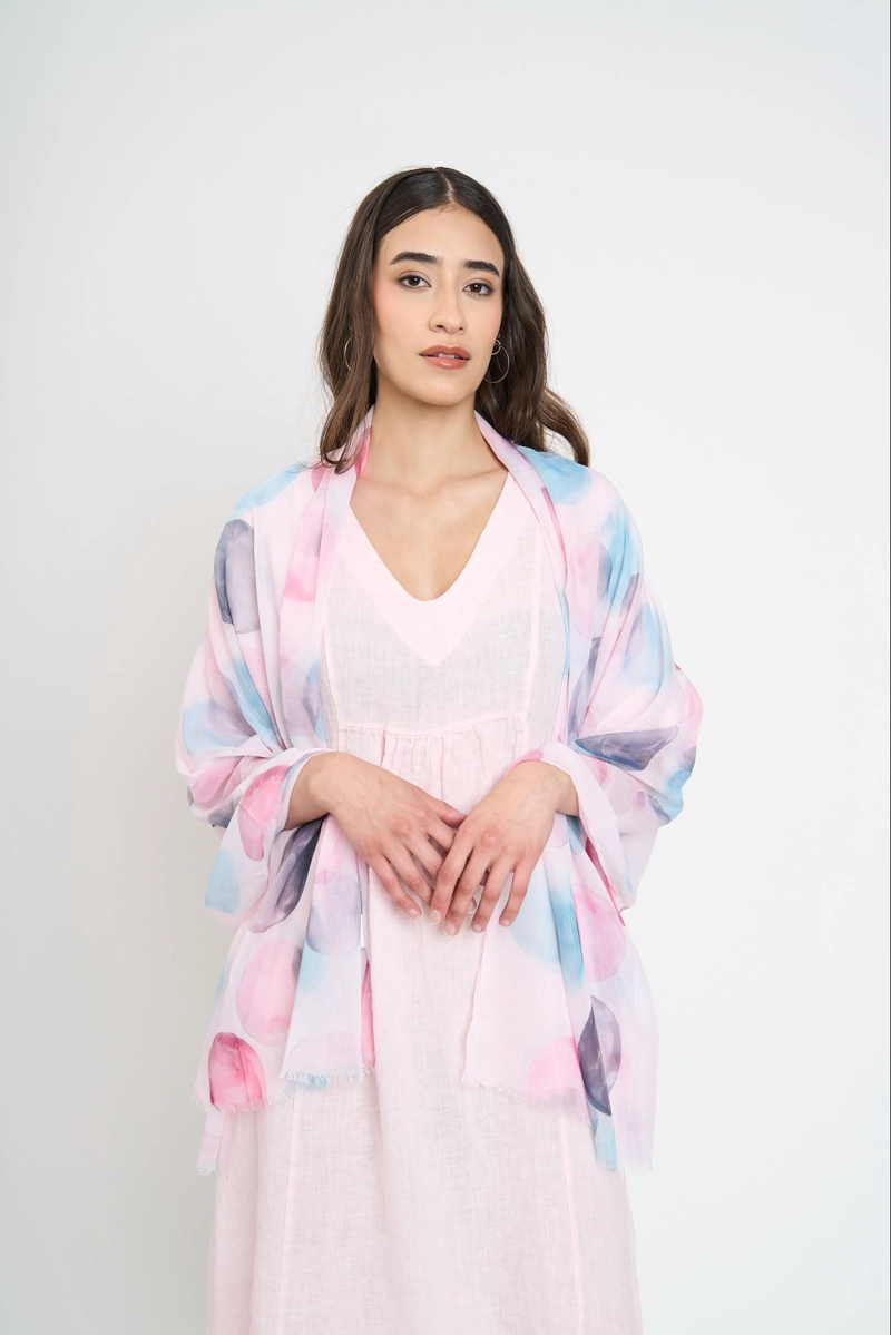 ECHARPE MUJER ANITA FUCSIA LINEATRE - 1