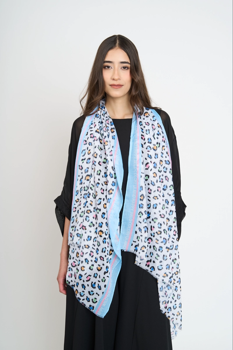 ECHARPE MUJER ISIDORA AZUL LINEATRE - 1