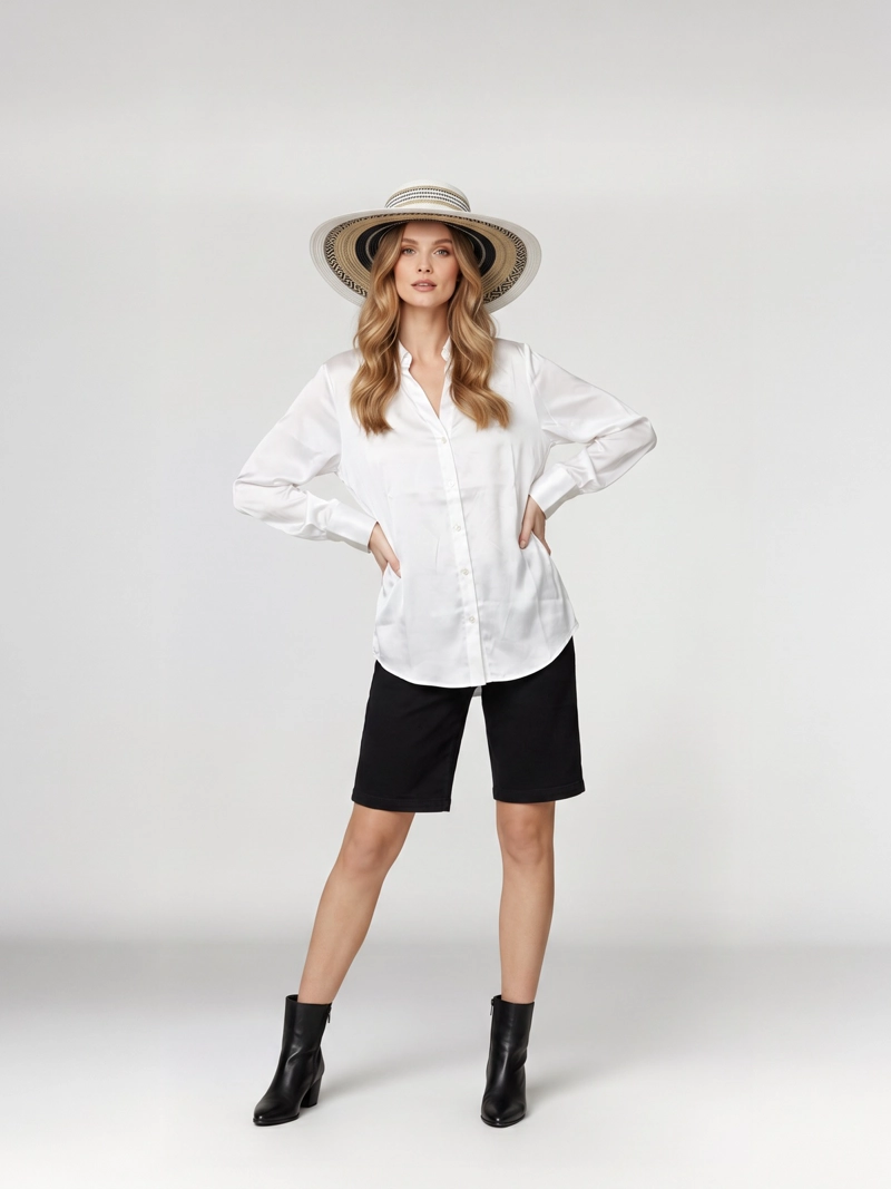 SOMBRERO MUJER RITA BLANCO LINEATRE - 1
