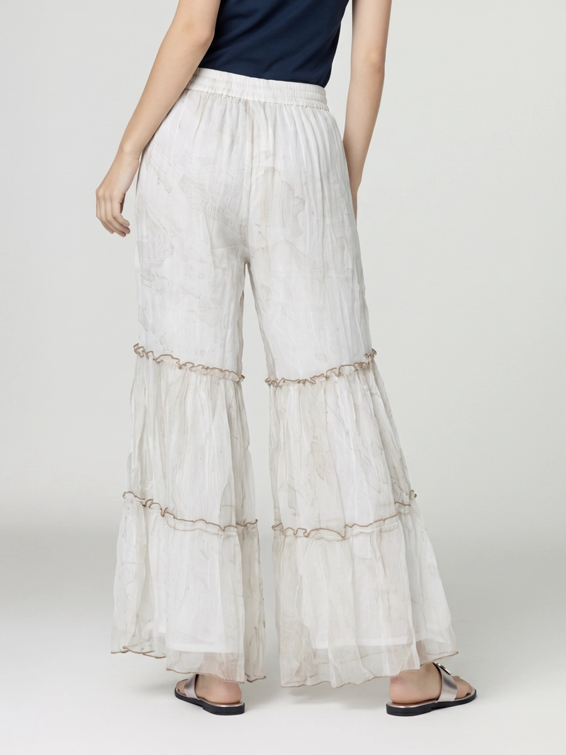 PANTALON MUJER CONSTANZA PALAZZO CRUDO - 2